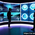 공연기획사의 최신 트렌드 분석 - **Prompt: Futuristic Immersive Event Experience**
A vibrant, ultra-modern event space filled wit...